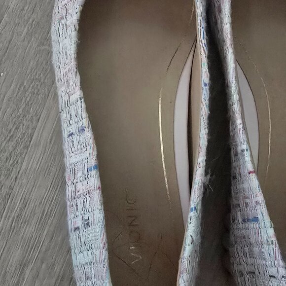 Vionic Luxana Peony Multi Woven Tweed Flats - Picture 3 of 5